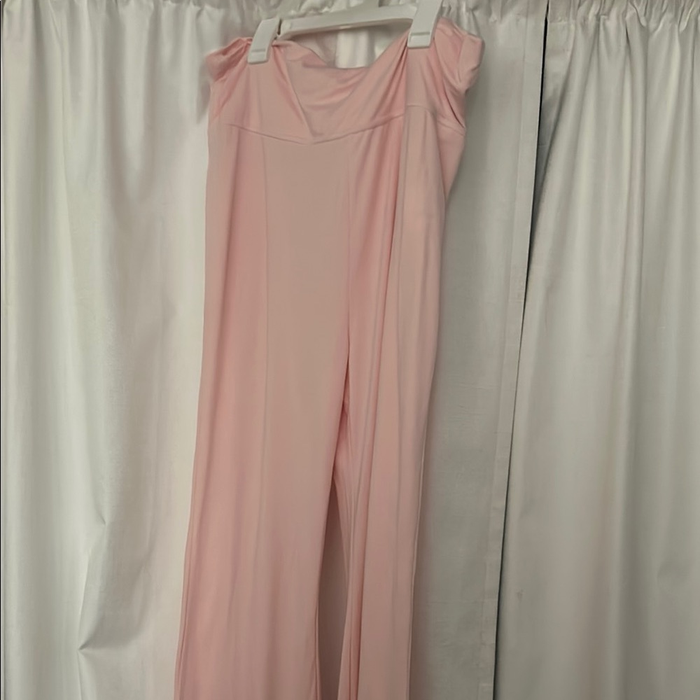 Super Soft Women's Baby Pink Flare Leggings/Yoga Pants